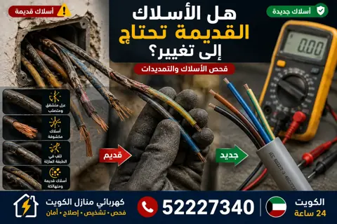 كيف تعرف أن الأسلاك الكهربائية القديمة تحتاج إلى تغيير؟